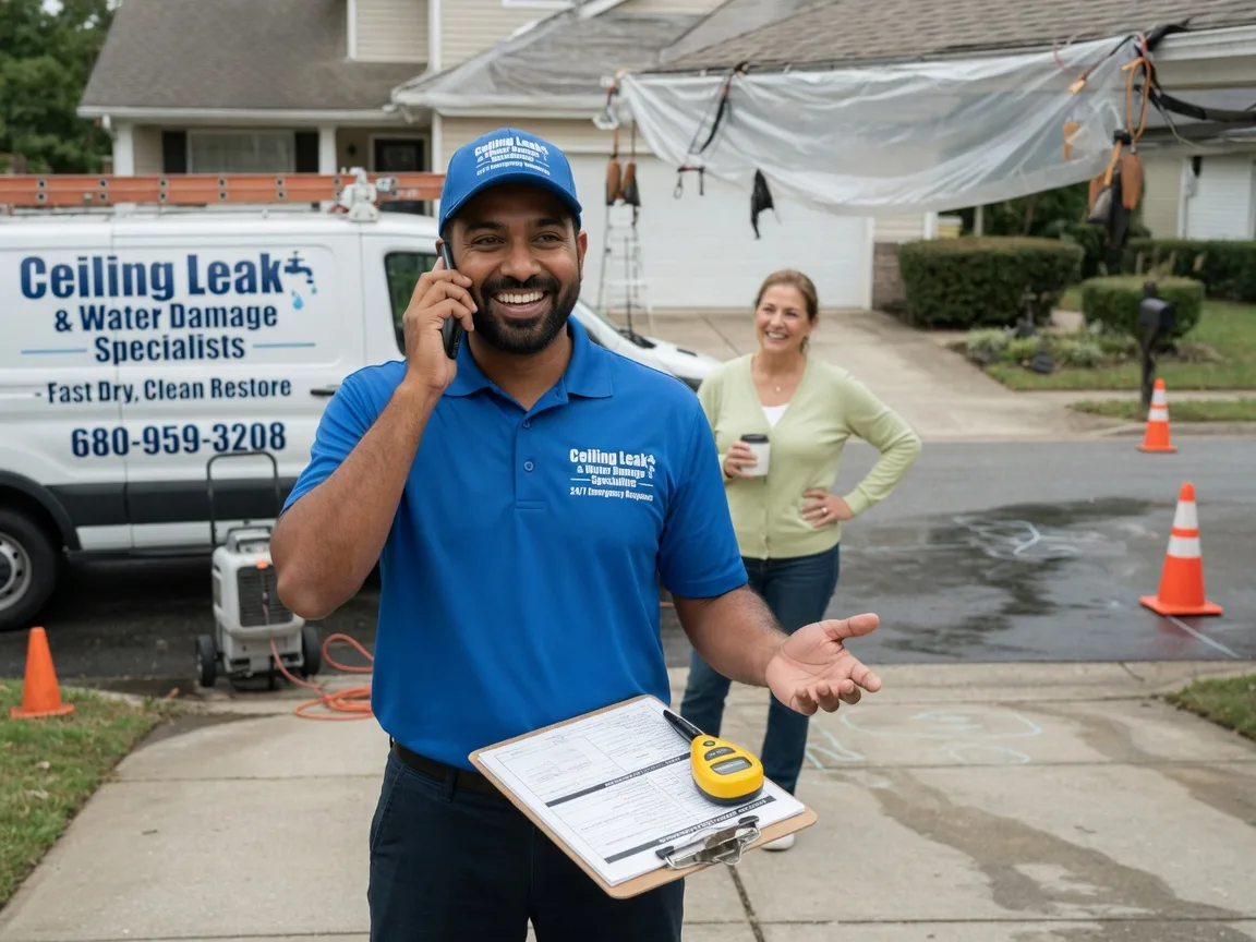 Ceiling Leak Cleanup Hernandez, NM FAQs